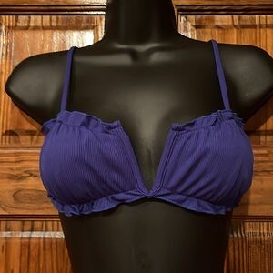 NWOT Royal Blue Bikini Top